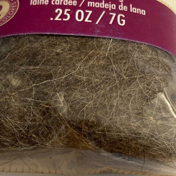 24 Dimensions FeltWorks 100% Wool Roving 0.25oz Pebble Granite Grey Crafts - Picture 12 of 16